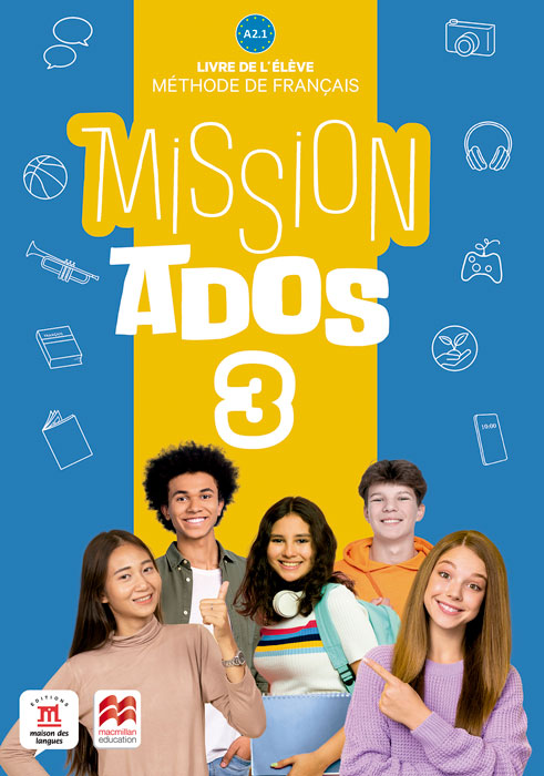 Book cover Mission Ados 3 - Livre de l'élève
