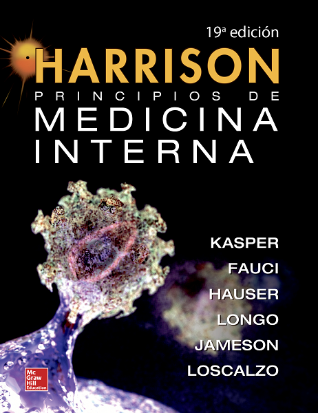 Book cover Harrison. Principios de medicina interna 19 Ed. Español