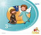 Book cover Religión Educación Infantil. Estela  3 años. Algaida+