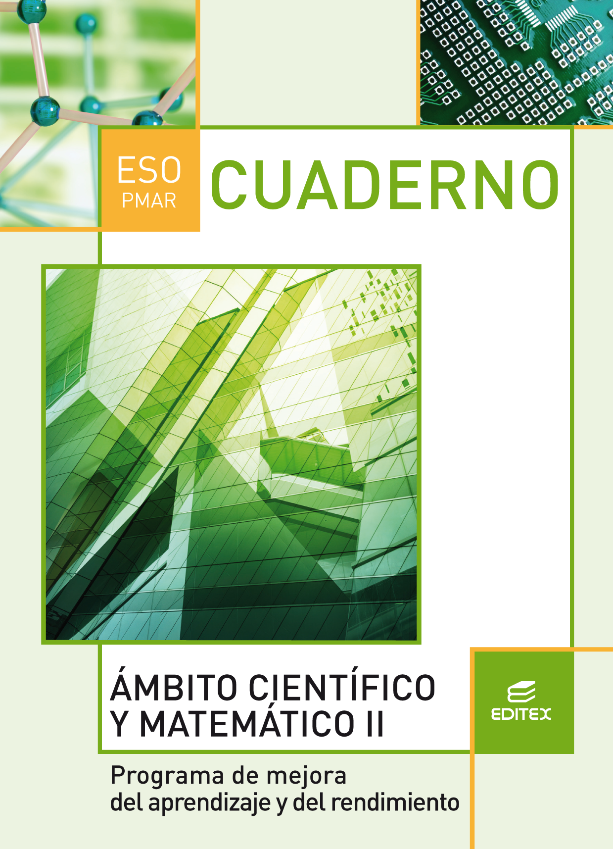Book cover Cuaderno PMAR Ámbito Científico y Matemático II