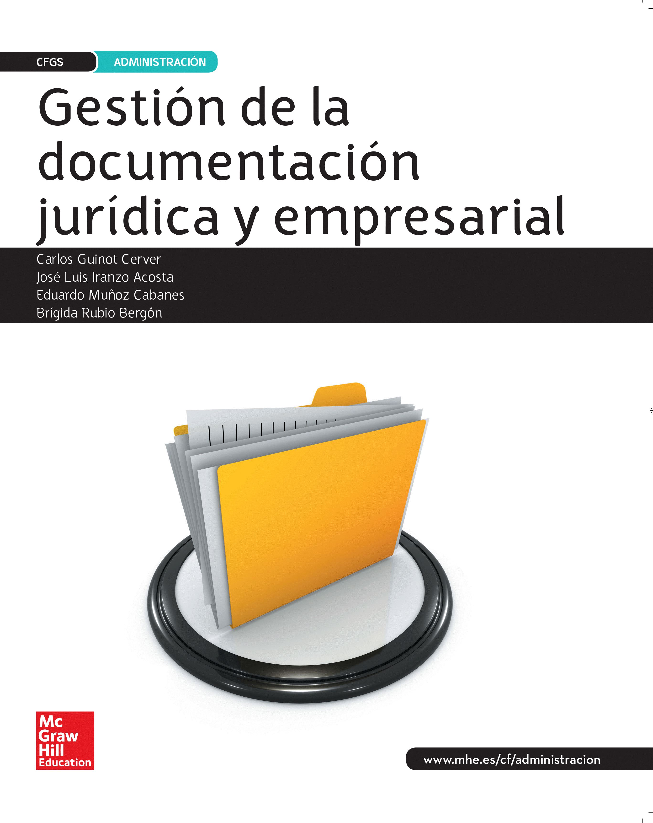 Book cover INTERACTIVEBOOK Gestión de la documentación jurídica y empresarial. GS.
