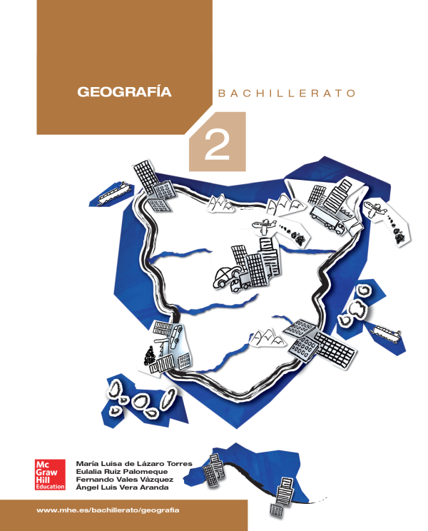 Portada del Libro Geografía 2º Bachillerato