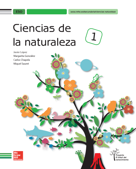 Book cover Ciencias de la Naturaleza 1 ESO
